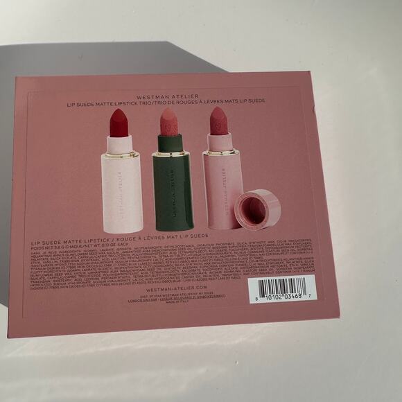Westman Atelier Lip Suede Matte Lipstick Trio Dash Je Rêve Fluffy Ltd Ed BNIB - Picture 16 of 16